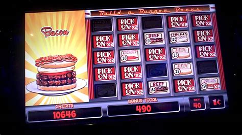 Cheeseburger deluxe slot machine